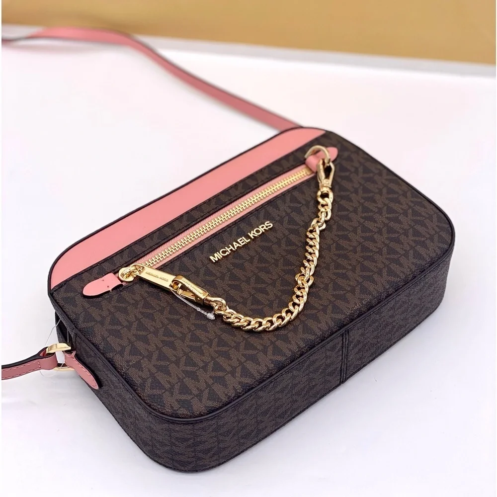 Michael Kors Jet Set Travel EW zip Chain Crossbody Primrose Multi